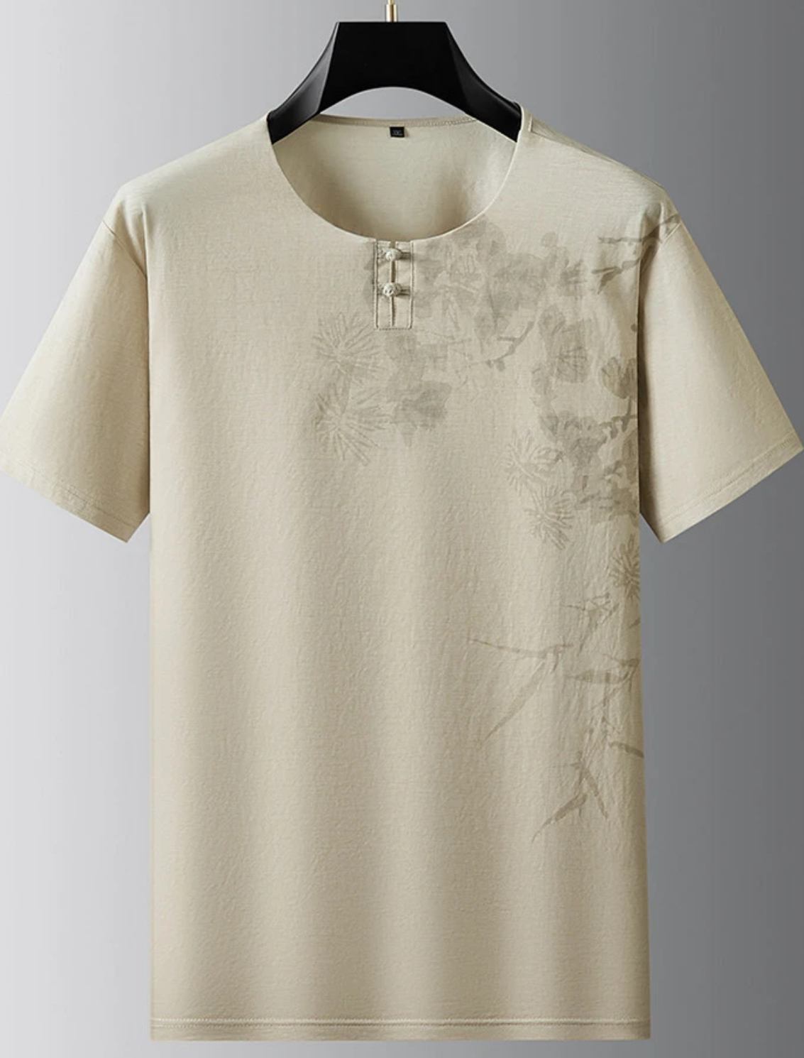 Fashion Cotton T-Shirt Apricot