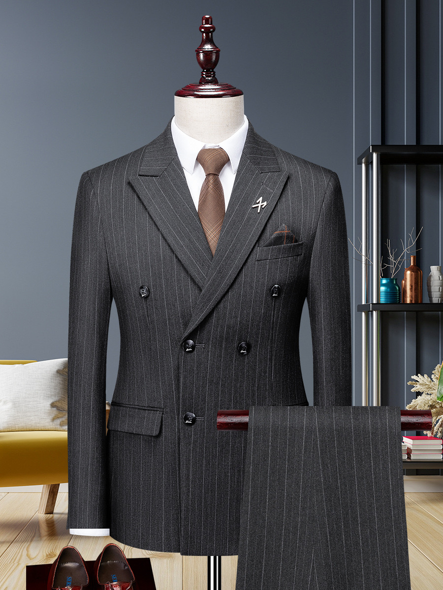 Fashion Elegant 2pcs Suit Set Ash
