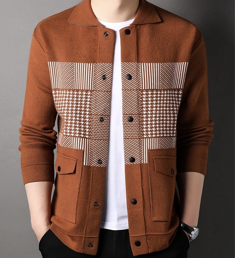 High-end SweatJacket Brown