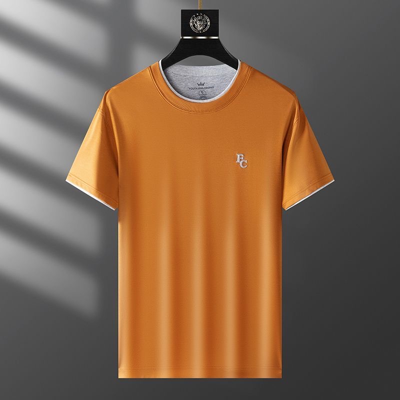 Luxurious Summer Shorts Sleeve T-Shirt Caramel