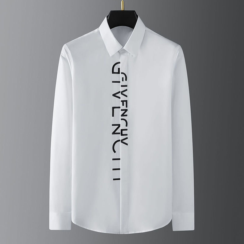 Men’s Luxury Long Sleeve Shirt White
