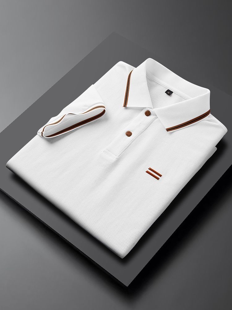 New Style Slim Fit Polo Shirt White
