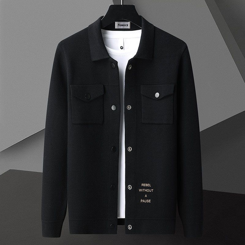 Simple Classy Jacket Black1