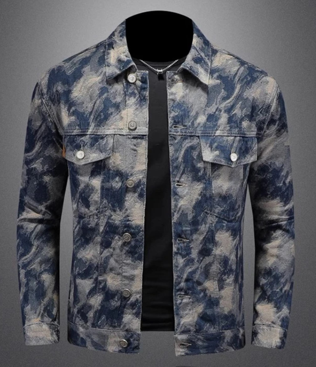 Vintage Denim Jacket Royal Blue