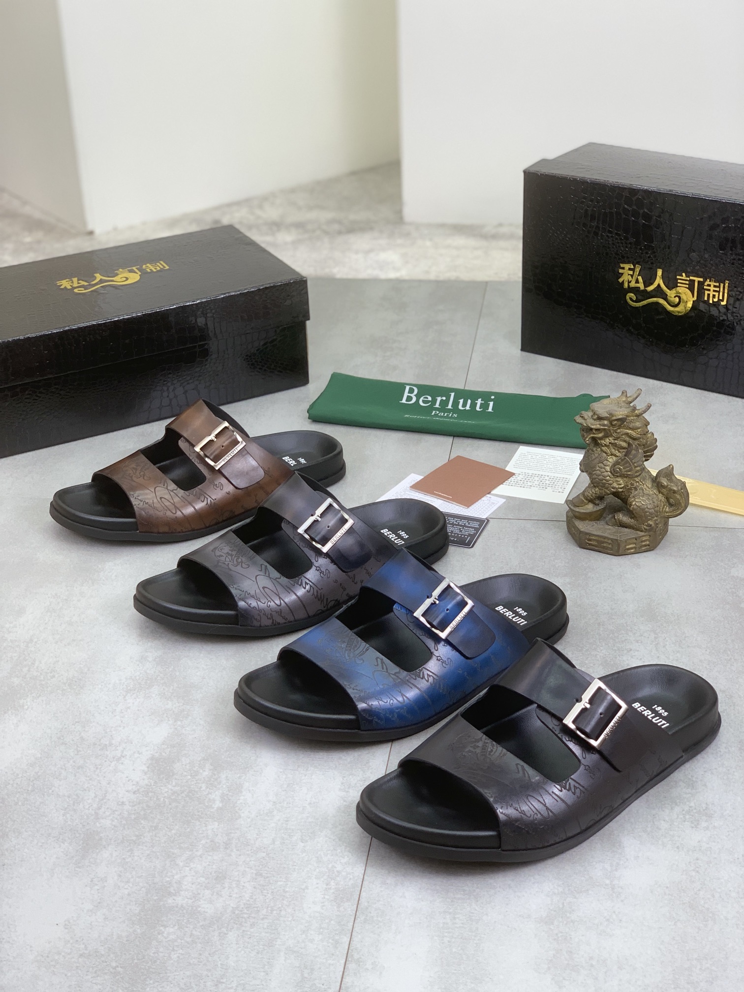 Berluti Slippers - Mixed