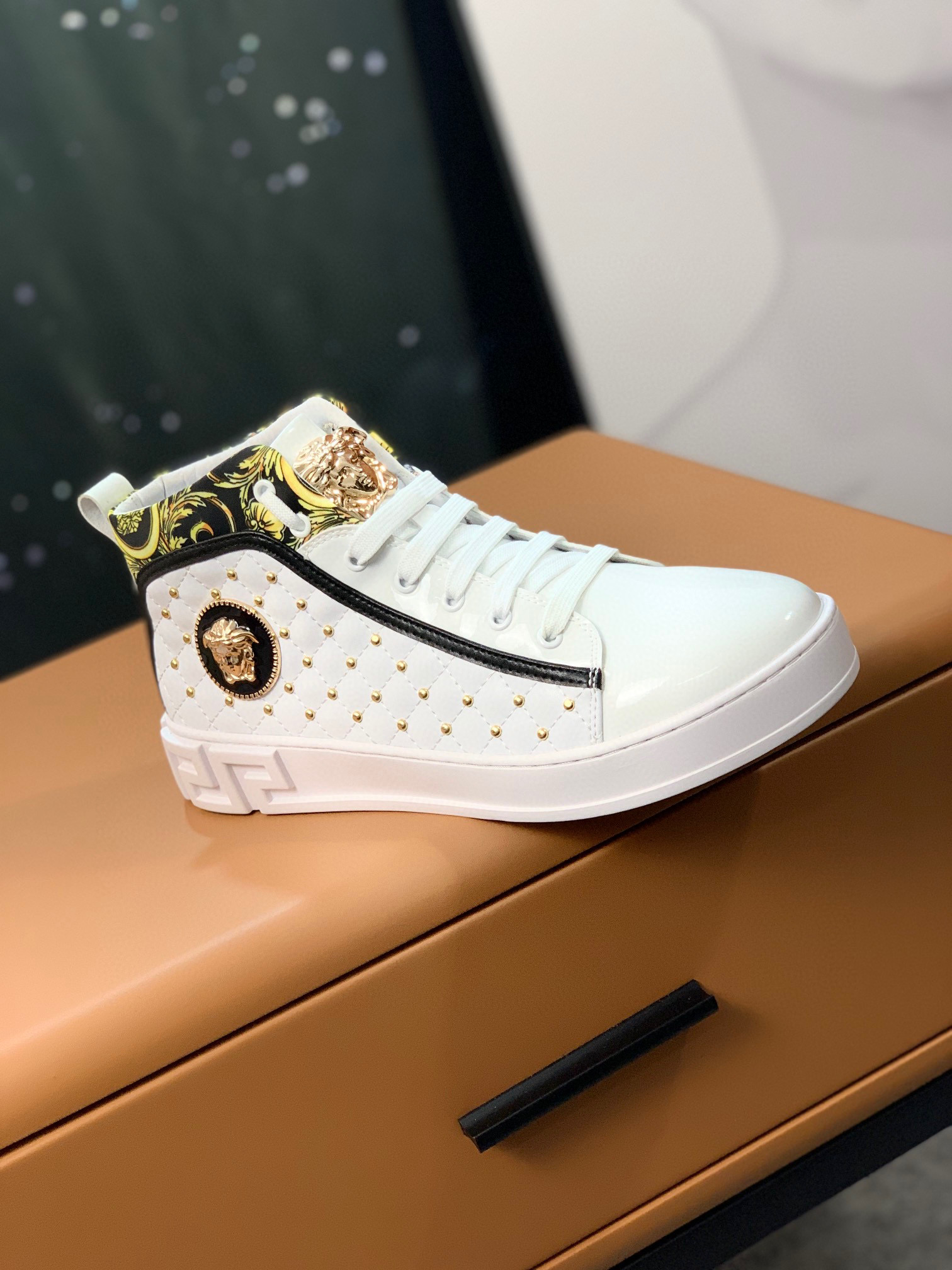 Luxury Design Sneakers - White
