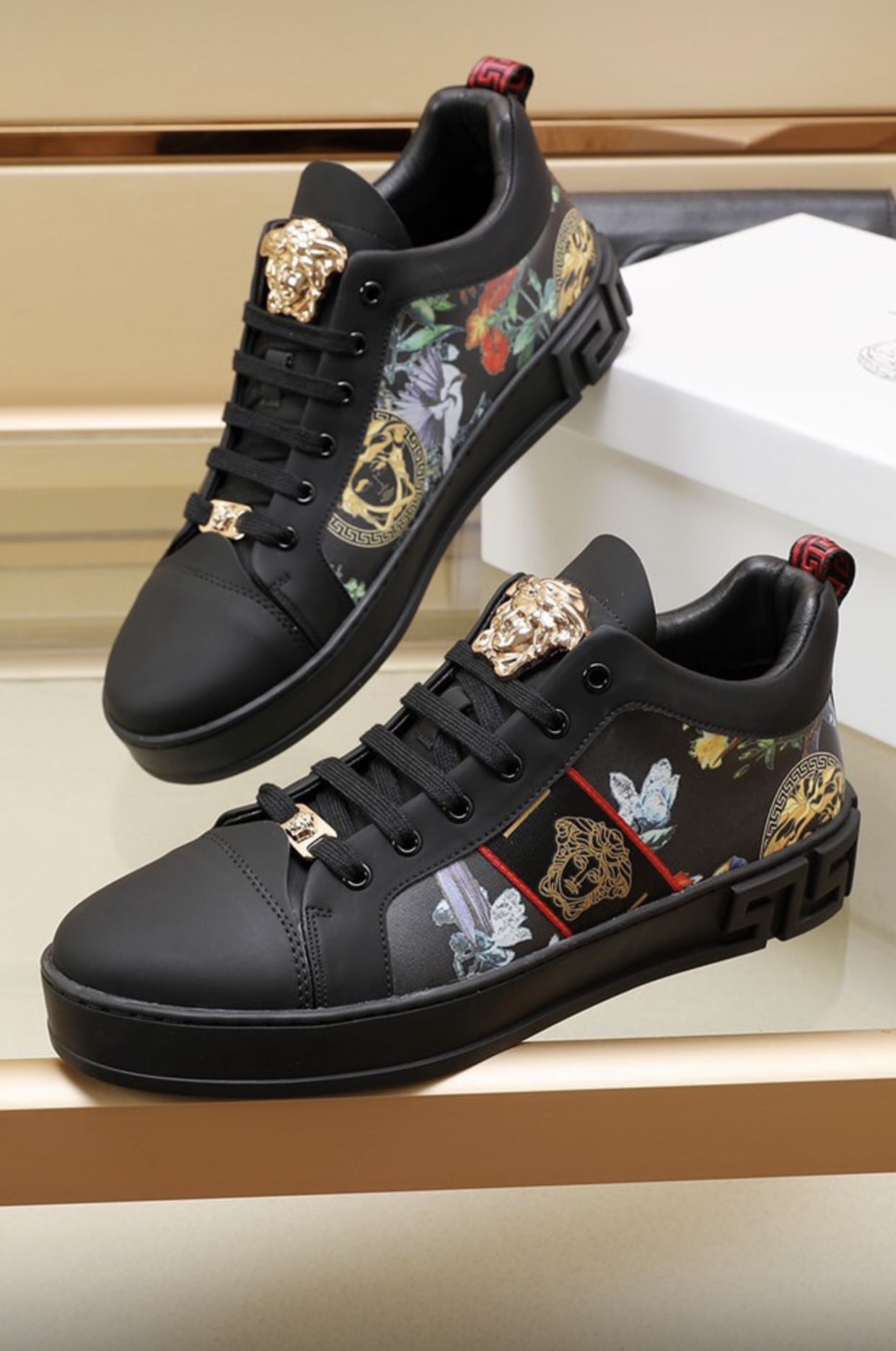 Luxury Designer Sneakers - Black