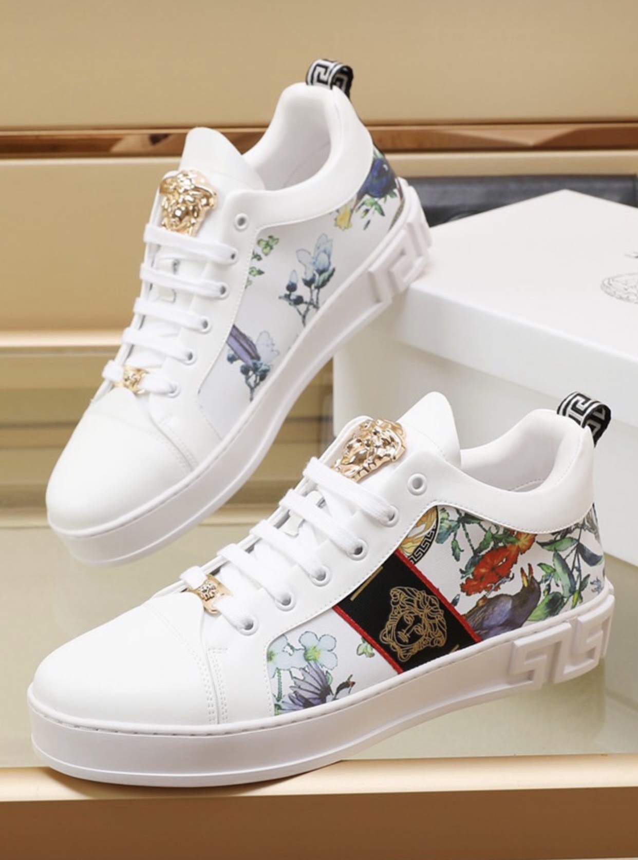 Luxury Designer Sneakers - White