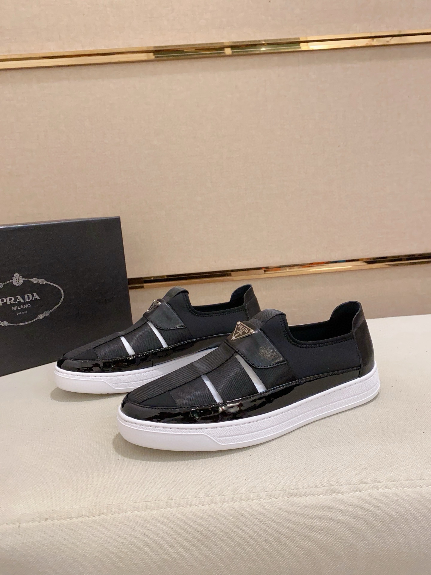 Luxury PRADA Sneakers - Black