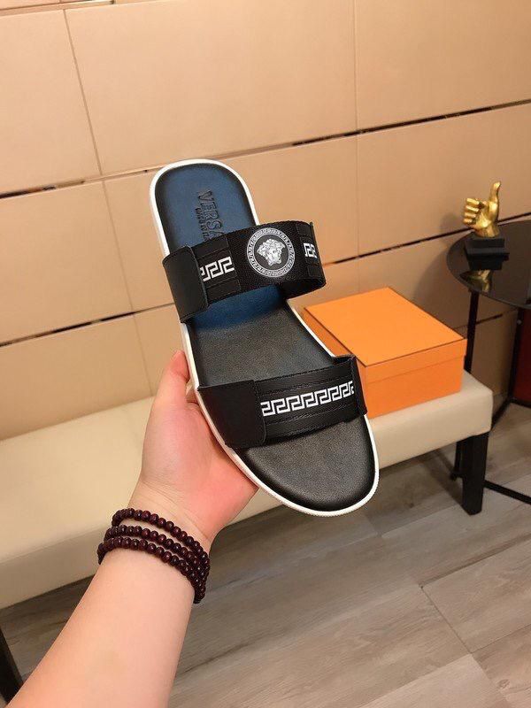 Versace Slippers - Black